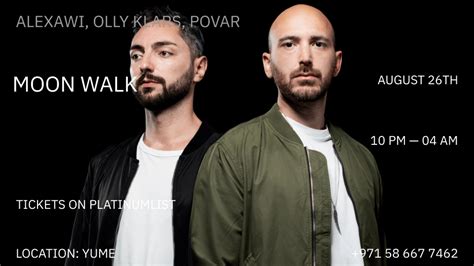 Moonwalk at Cipher Project in Dubai, Yumé Night Club, Dubai, 26 August ...