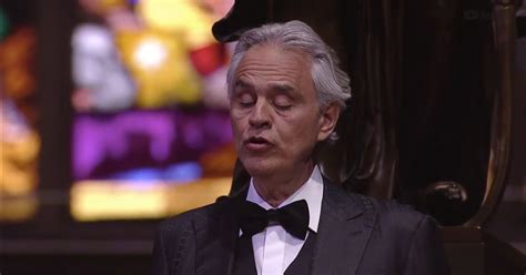 Andrea Bocelli Sings Audience-less Concert in Milan Duomo