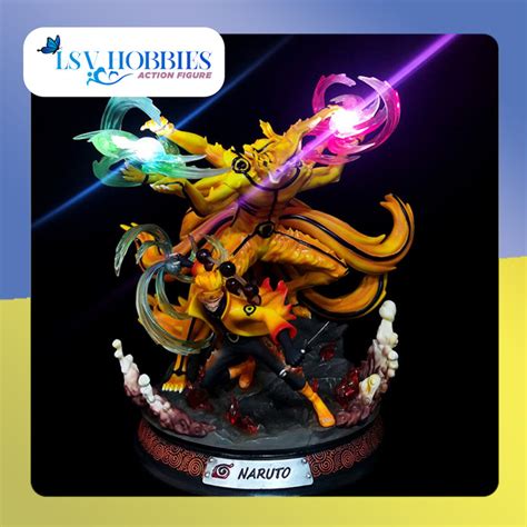 Jual Naruto Anime Figure Naruto & Kurama Action Figure Non Official ...
