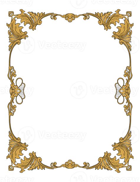 Royal pattern border and frame illustration 51815067 PNG