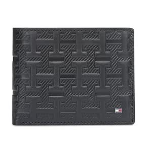Buy Tommy Hilfiger Antrin Men Leather Passcase Wallet - Black, No. of ...