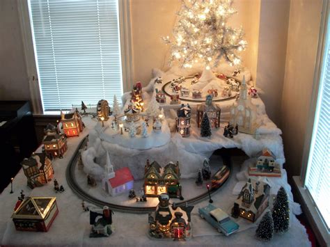Display Christmas Village Display Ideas More Christmas Village Tips