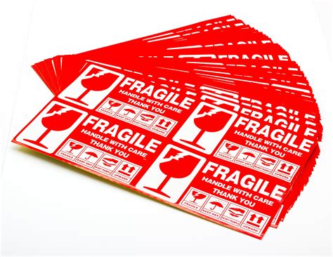 Buy Shipping Labels 300 pcs, (6" X 3½") Large Fragile Handle with Care ...
