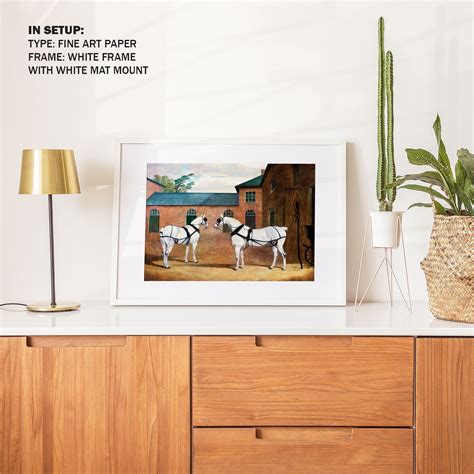 Buy Horses in the Coachyard Animal Painting & Art Prints Online India ...