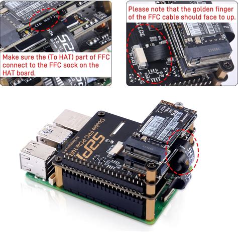 GeeekPi Dual FPC PCIe HAT for Raspberry Pi 5, B12 India | Ubuy