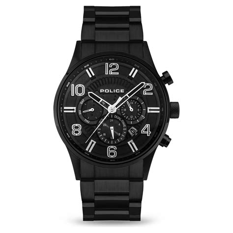 Buy Online Police Black Dial Black Strap Multifunction Watch for Men ...