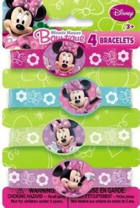 Minnie Mouse Rubber Bracelets, 4ct - Rubber Bracelets, 4ct . shop for ...