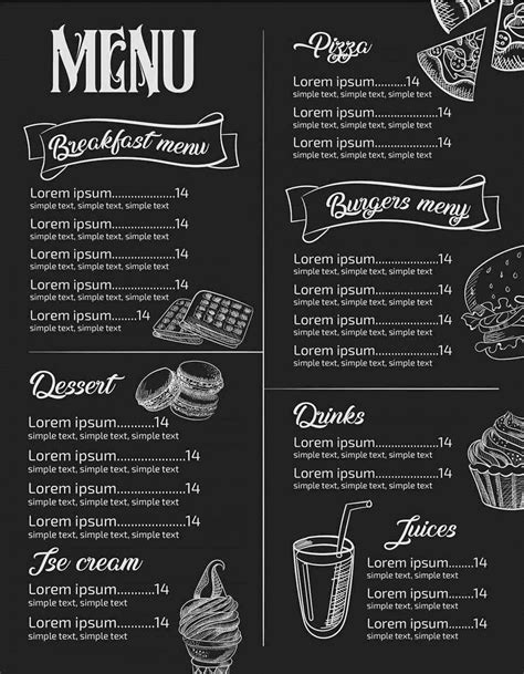 Food Menu Checklist Template 的图像结果