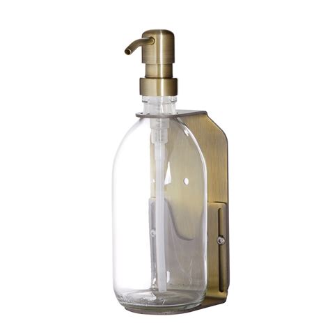 Gold Single Wall Mounted Soap Dispenser | Gold Bathroom Soap Dispenser ...