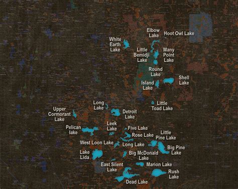 Detroit Lakes MN Lake Maps - Minnesota Resorts Directory