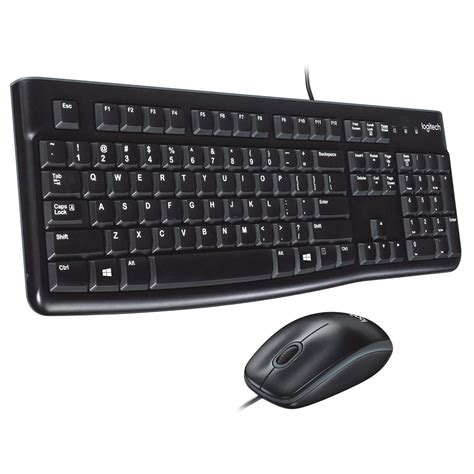Amazon.in: Buy Logitech MK120 Wired Keyboard and Mouse Set (Black ...