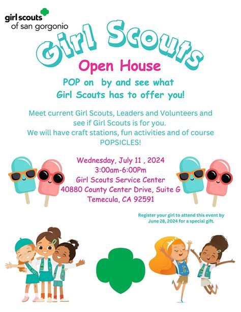 Girl Scouts Open House, 40880 County Center Drive suite g, Temecula, CA ...