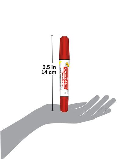 Buy Permanent Marker Double Tip (Bullet + Chisel Tip) – Pack of 10 ...
