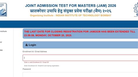 IIT JAM 2026: Registration Window Closes Tomorrow; Check Details Here