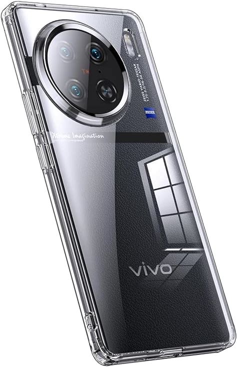 ALFA URBAN Transparent Back Cover Case for Vivo X90 Pro | Raised Bumps ...