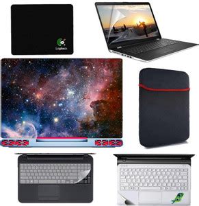 SDM 6 in 1 Combo - Laptop Skin Stickers, Screen card , Key Guard, Mouse ...