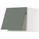 METOD wall cabinet horizontal, white/Nickebo matt grey-green, 40x37x40 ...