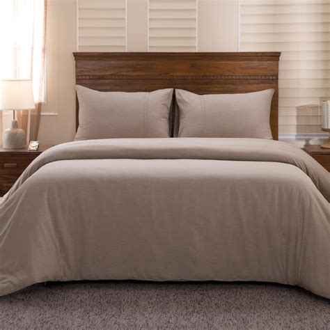 Buy MASPAR Melange Hemstitch 3-Pc. Double Duvet Cover Set - 220 x 240 ...