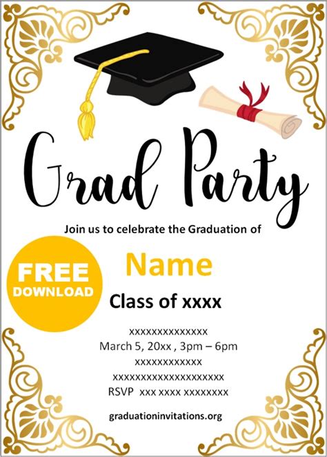 MBA Graduation Invitations 的图像结果