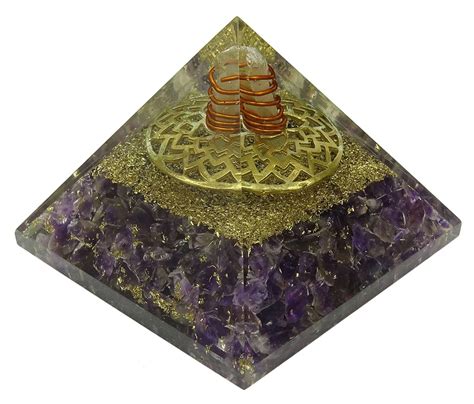 HARMONIZE Crown Chakra Balancing Therapy Symbol Orgone Pyramid Purple ...