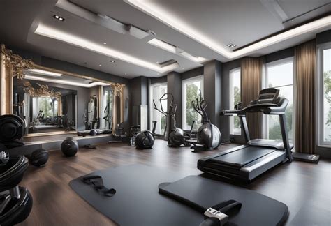 TV On Wall in Gym 的图像结果