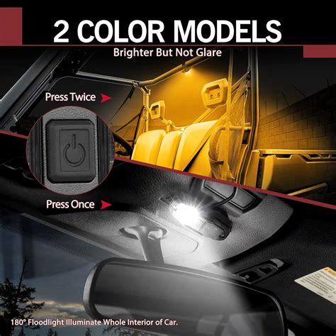 Buy OFFROADTOWN UTV Dome Light W/Switch LED Interior Lights Universal ...