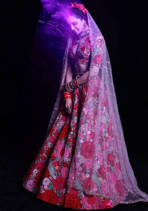 Love florals? Deepika Padukone’s post-wedding Sabyasachi lehenga is for ...