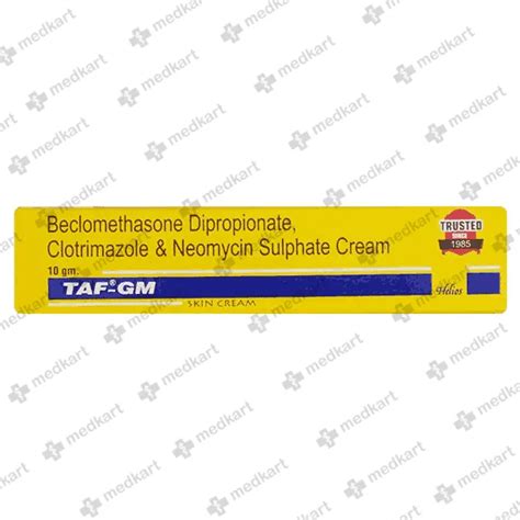 TAF GM SKIN CREAM 10 GM Price, Uses, Side Effects & Substitutes | Medkart