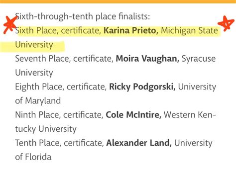 I'm so happy to share that I have placed 6th in the 2024-25 Hearst ...