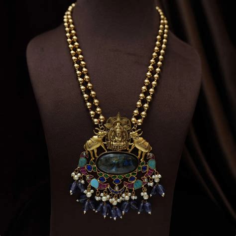 Kundan Long Necklace & Polki Long Necklace for Women