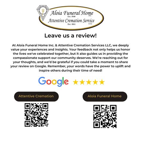 Aloia Funeral Home Inc. on LinkedIn: Access our google listings from ...