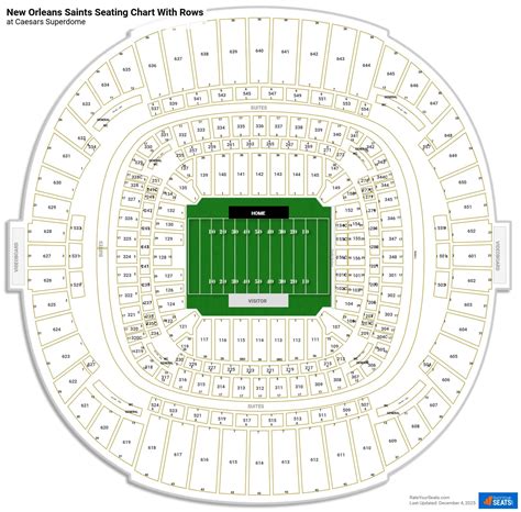 Caesars Superdome Seating Charts - RateYourSeats.com
