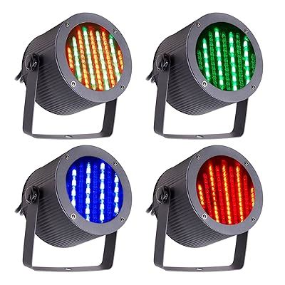 CO-Z 4pcs DMX Controlled LED Stage Lights - RGB India | Ubuy