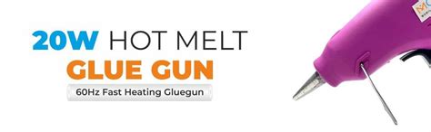 Mcare 20W Mini Hot Melt Glue Gun, 60Hz Fast Heating Gluegun with Free ...