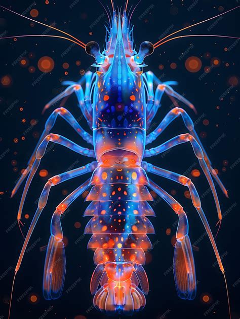 Premium Photo | Deep Sea Shrimp With Populations of Hydrothermal Vent ...