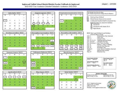 2022-2023 Calendar For Warren County Area Schools - academic calendar 2022