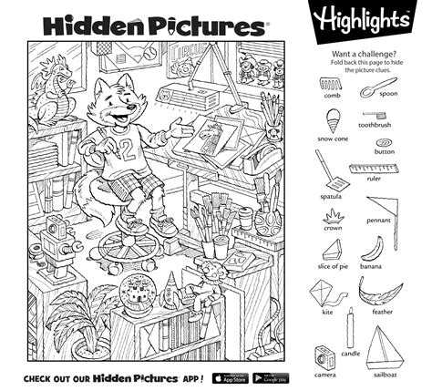 Free Highlights Hidden Pictures Printables