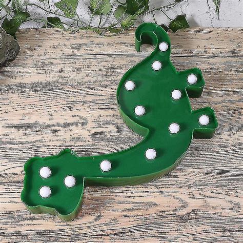 Led Dinosaur Slice Marquee Light Sign Decorative Animal Night Table ...