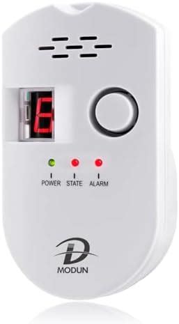 Gas Detector, LPG/Natural Gas/Coal Gas Leak Detector, Plug-In Sensor ...