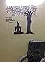 Buy Rawpockets Decals ' Lord Buddha Under Tree and Quote on Mind ...