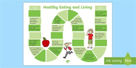 Healthy Eating and Living Board Game