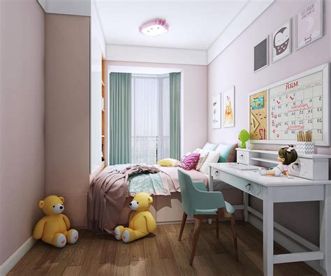 欧式小孩卧室装修效果图 – 设计本装修效果图