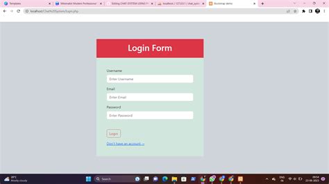 Chat System PHP MySQL 的图像结果