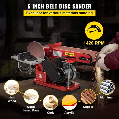 VEVOR Electric Adjustable Bench Belt Sander 375W India | Ubuy