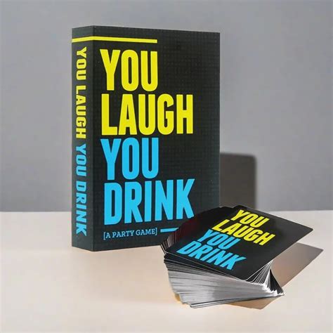You Laugh You Drink Party Board Game Card - Purified NZ