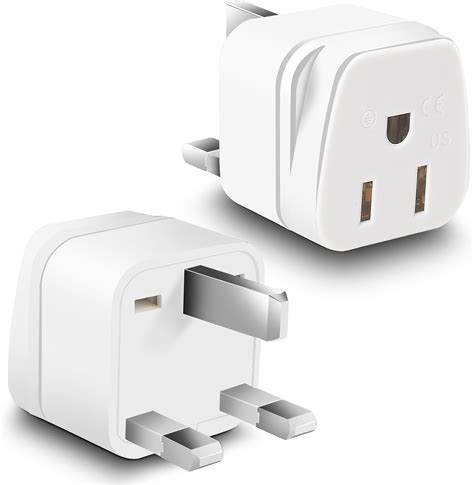 US to UK Plug Adapter, OFOAEEA 2 Pack Type G Travel Adaptor, UK Travel ...