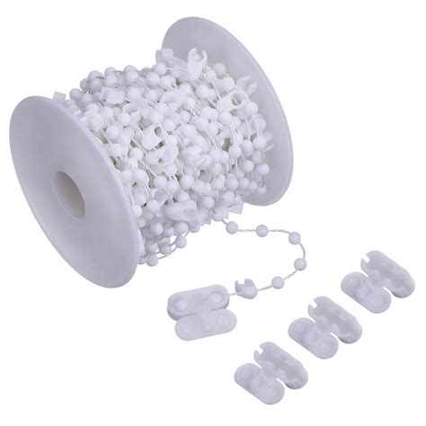 Buy Outus 100 Links Vertical Blind Bottom Chain with 4 Pieces Plastic ...