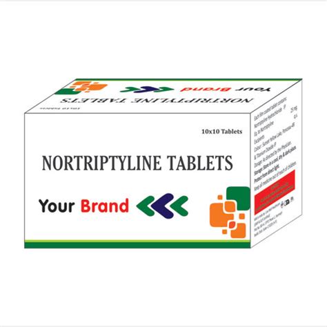 Nortriptyline 10mg/25mg Tablets IP Live Well Healthcare