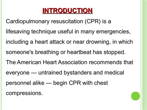 Cardiopulmonary Resuscitation-CPR SUMMARY EXAM PRESENTATION GRADE A+ ...