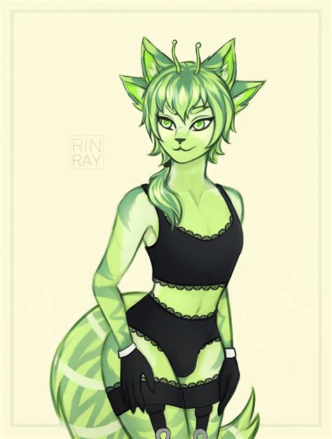 Alien fox Zenya by a-rinray on DeviantArt